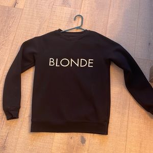 Brunette the label blonde sweater